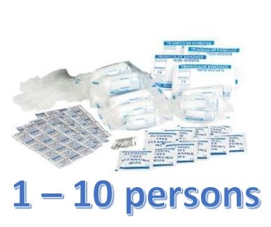 First Aid 1-10 Person Kit Refill