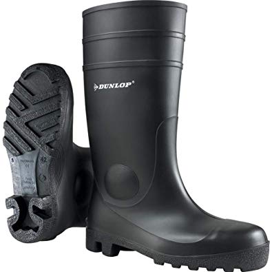 Dunlop Safety Wellington Boot, Black