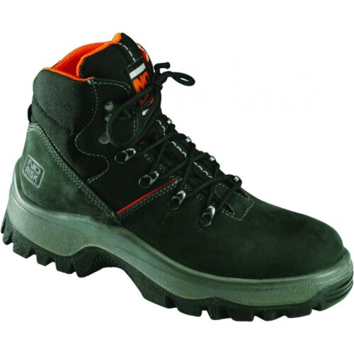 No Risk Armstrong S3 SRC Safety Boots - BLACK