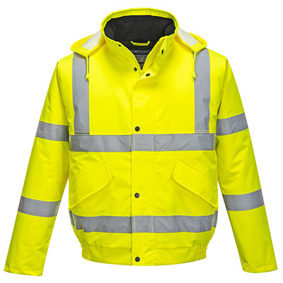 Hi-Vis Bomber Jacket Yellow