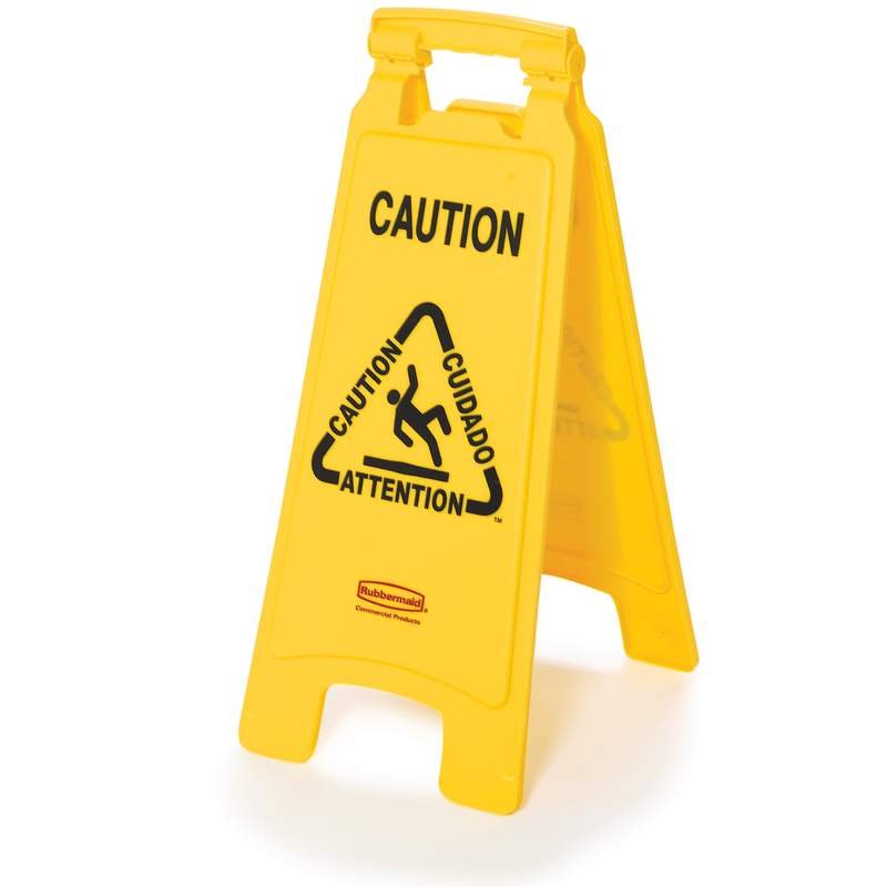 Rubbermaid standard safety sign