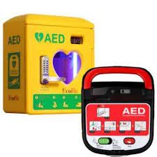 Outdoor Eco Fib Heated Defibrillator Cabinet With Lock