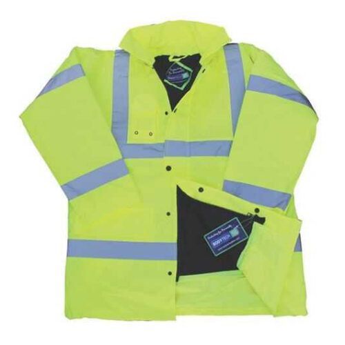 BODYTECH HIVIS COAT, YELLOW