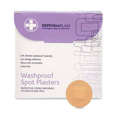 Wash proof Plasters - 2.4cm Spot Plasters