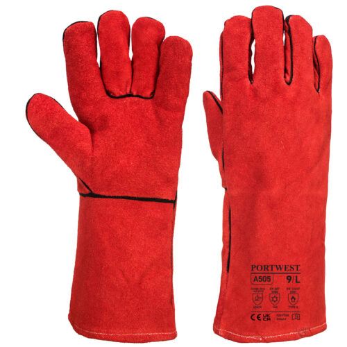 Winter Welding Gauntlet Red A505