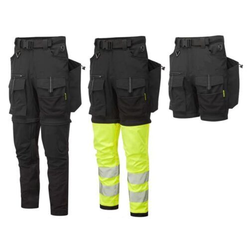 Portwest BX321 - Ultimate Modular 3-in-1 Trousers Black/Yellow